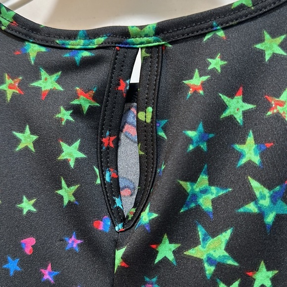 Dot Dot Smile dress size 2T drop waist black with colorful stars - NWOT! - Picture 4 of 5